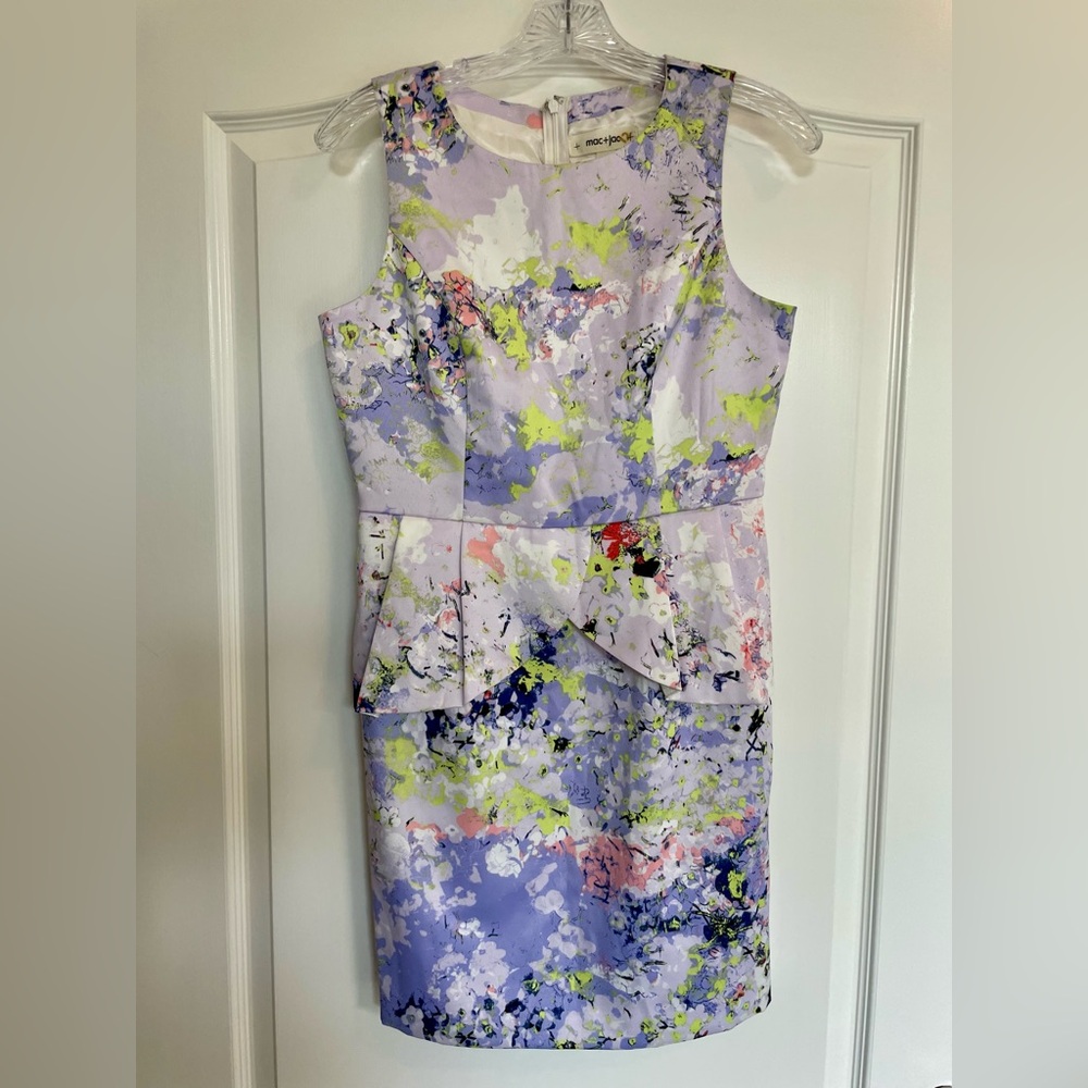 Kentucky Derby Style - Floral Sleeveless Mini Dress-